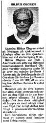 Öhgren Hildur Övrabyn död 4 Feb 1975 PT