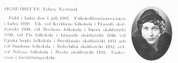 Öhlund Signe 19070701 Från Svenskt Porträttarkiv