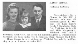 Öhman Harry & Gunnel & Wiklund Alida Margareta Från Svenskt Porträttarkiv