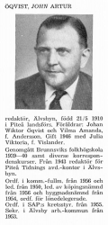 Öqvist John 19100521 Från Svenskt Porträttarkiv