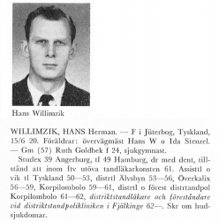 Willimzik Hans 19200615 Från Svenskt Porträttarkiv