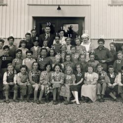 1949 elever och personal i Sågfors skola höstterminen