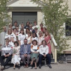 1992 Klass 9 A examen i Älvsby kyrka