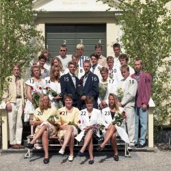 1992 Klass 9 C examen i Älvsby kyrka