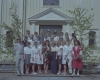 1989 Klass 9 D examen i Älvsby kyrka