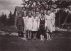 1937-38 klass 2,4,6, sista klasserna vid Teugerträsk skola (Teugerliden)