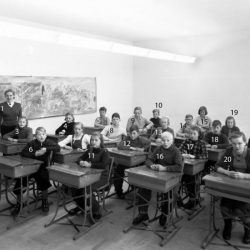 1951-52 skolklass i Tvärån