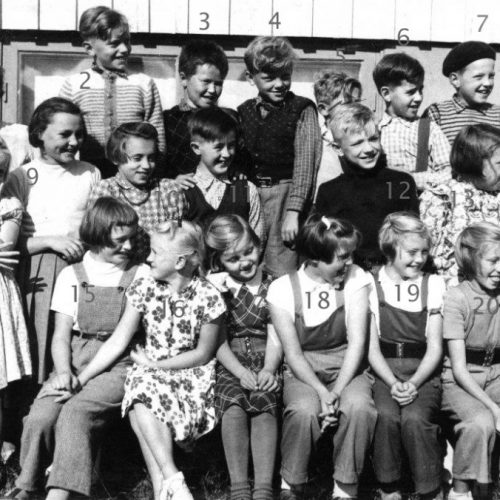 1954 Skolklass i Tväråselet