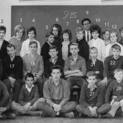 Klass 8 b i Vidsel 1963