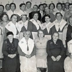 Husmodersföreningen i Vistträsk, bild från 1950-talet